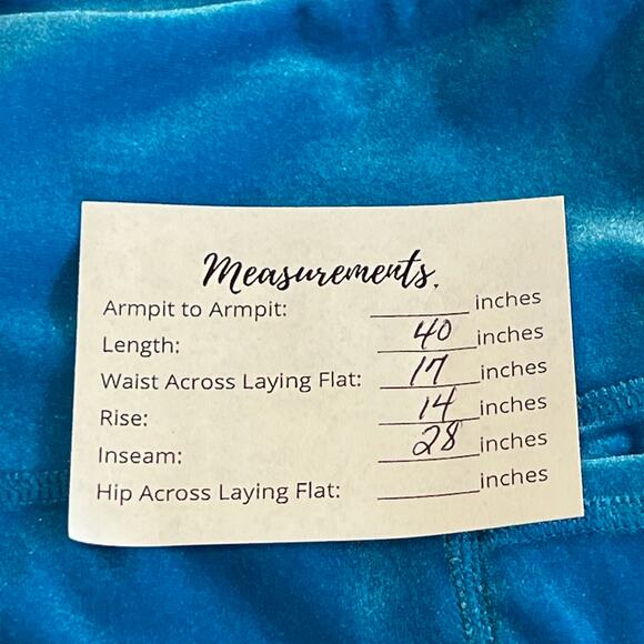 Lilly Pulitzer Weekender Velvet Leggings Blue Size XXL High-Rise Crop UPF 50+ - Picture 4 of 10